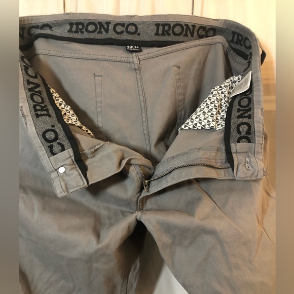 Iron Company Men’s Sz 38 x 32 Dark Gray Pants - Picture 11 of 12